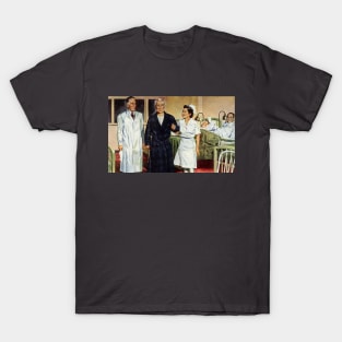 Vintage Science and Medicine, Doctor and Nurse with Elderly Patient T-Shirt